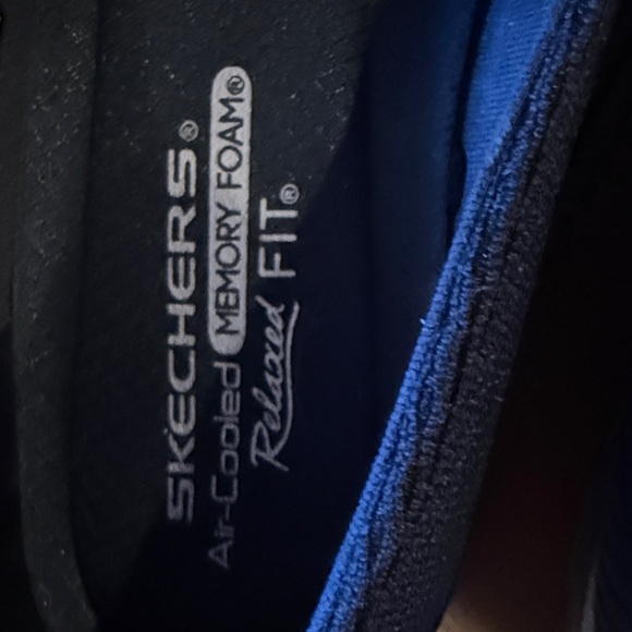 Skechers Dark Blue Relaxed Fit Slip-Ons - Picture 6 of 7
